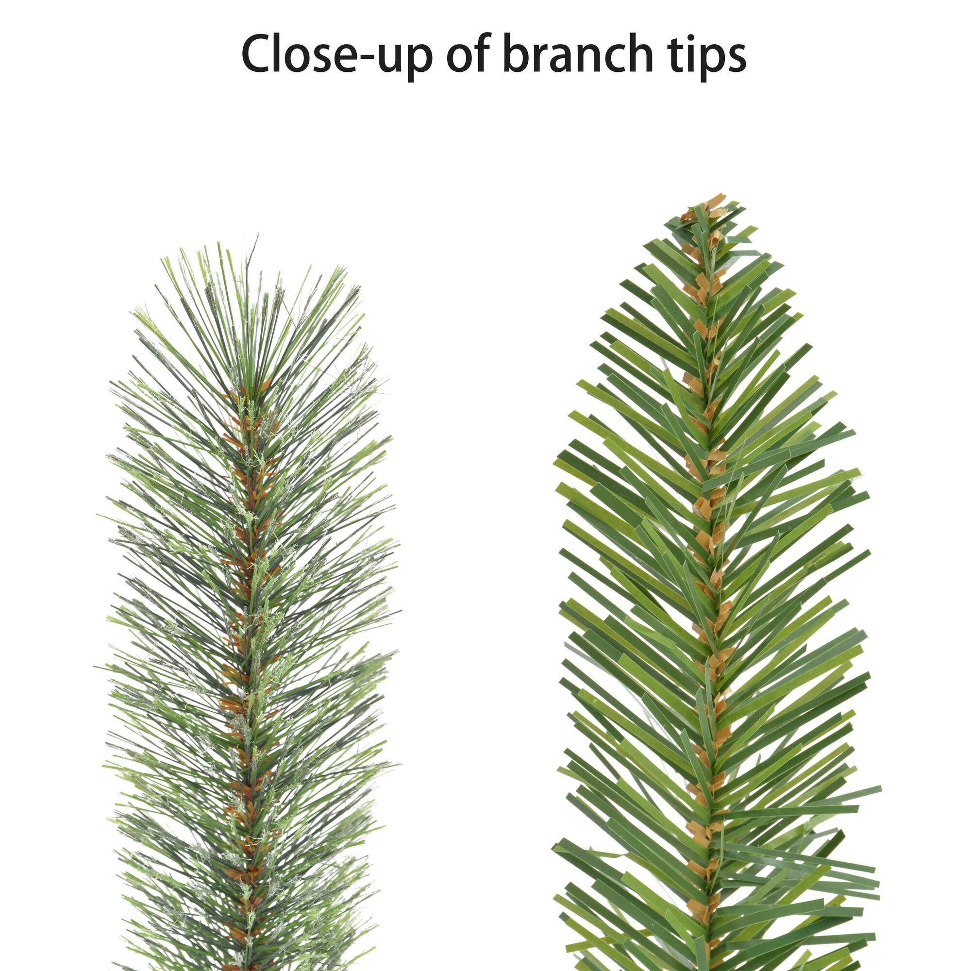 3.5ft. Pre-Lit Cashmere Potted Artificial Christmas Trees with Berries, 2ct.